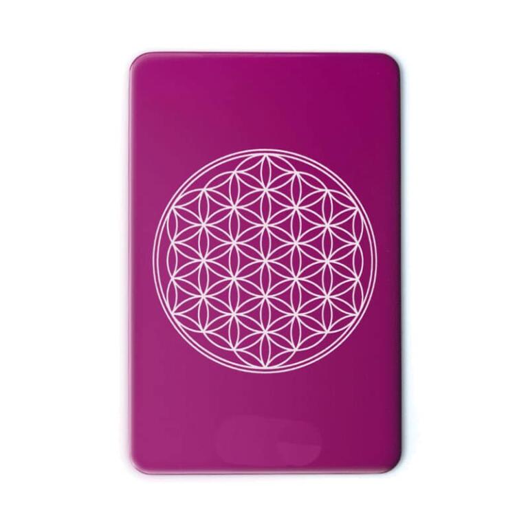 Plaque énergie Tesla fleur de vie