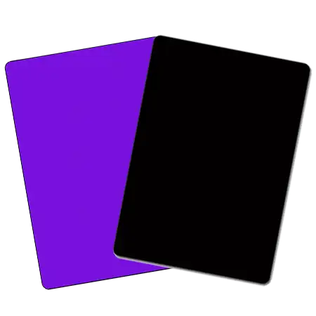 Una placa Tesla negra + 1 placa Tesla morada de regalo